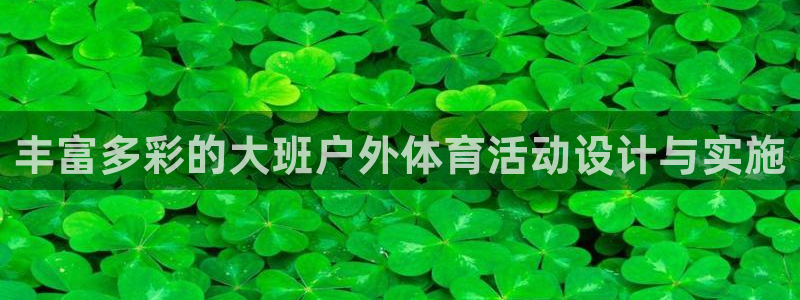 球王会体育：丰富多彩的大班户外体育活动设计与实施